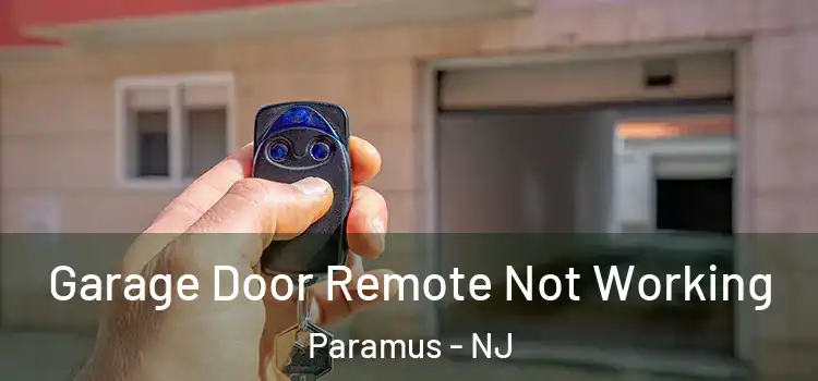 Garage Door Remote Not Working Paramus - NJ